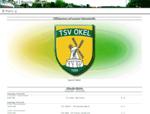 Tablet Screenshot of okel-fussball.de